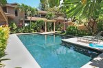 Lovely private courtyard pool - large enough for swimming